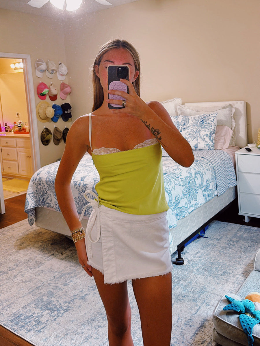 LINDSEY TOP - GREEN
