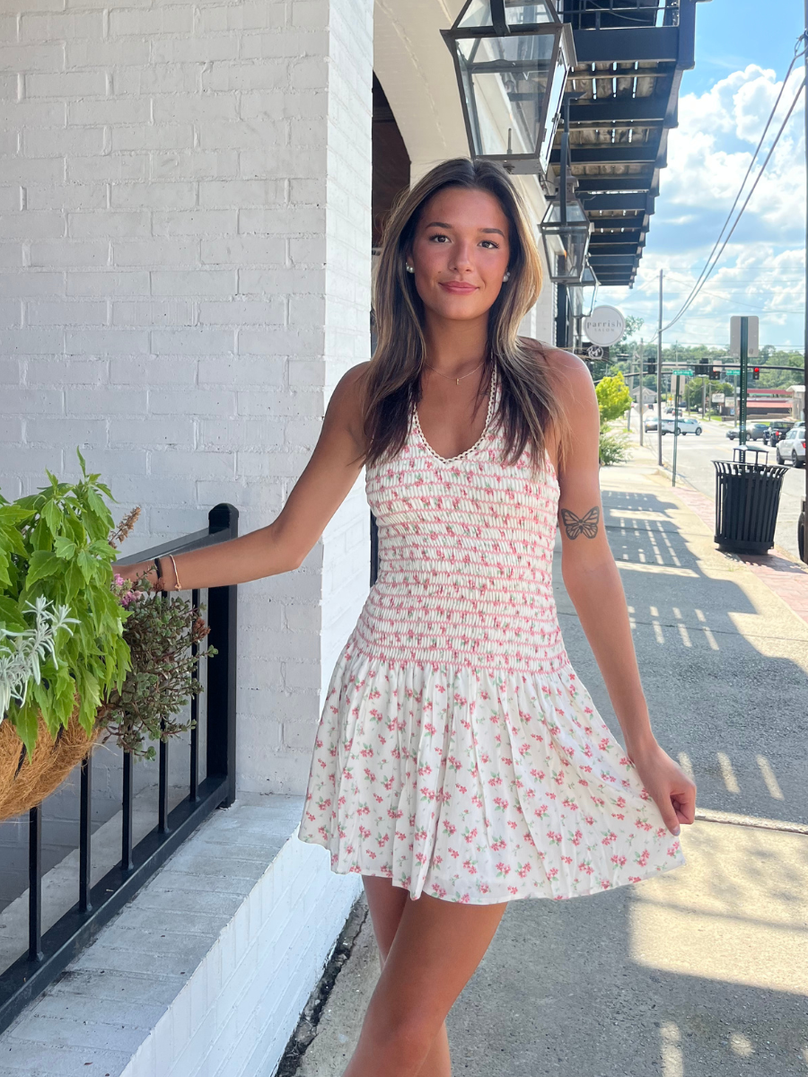 MARIE MINI DRESS - PINK