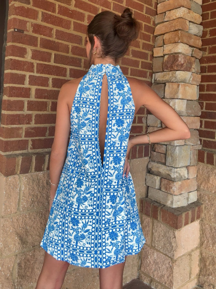 MARGOT DRESS - BLUE