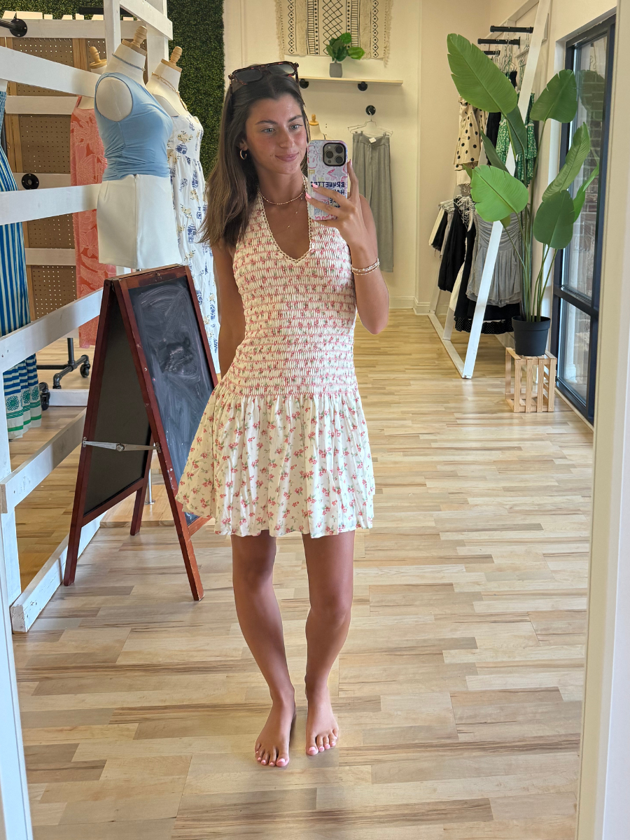 MARIE MINI DRESS - PINK