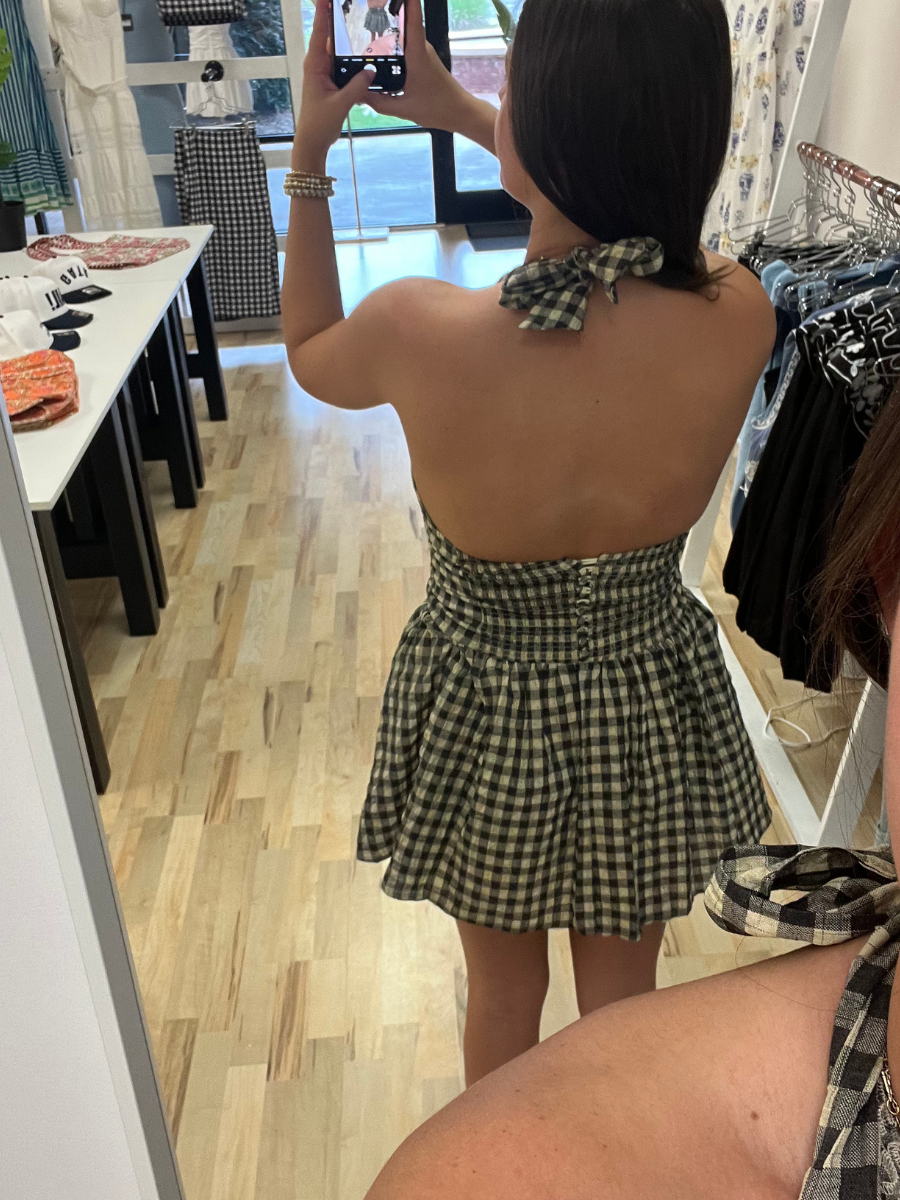KELSEY DRESS - BROWN