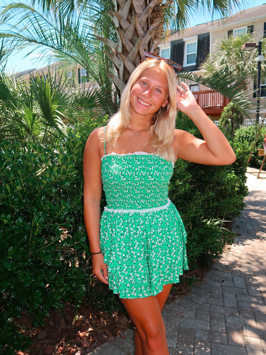 LILLI ROMPER - GREEN