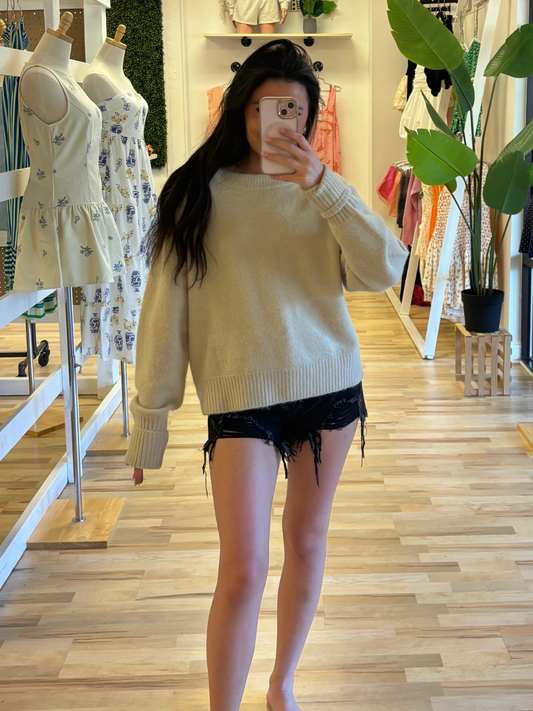 ROWAN SWEATER - TAN
