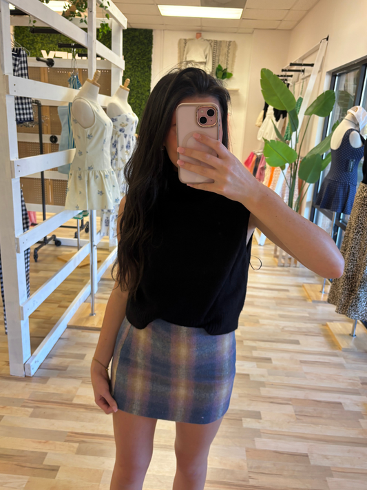 ASHLEY SKIRT - PLAID