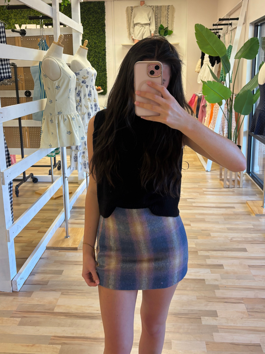 ASHLEY SKIRT - PLAID
