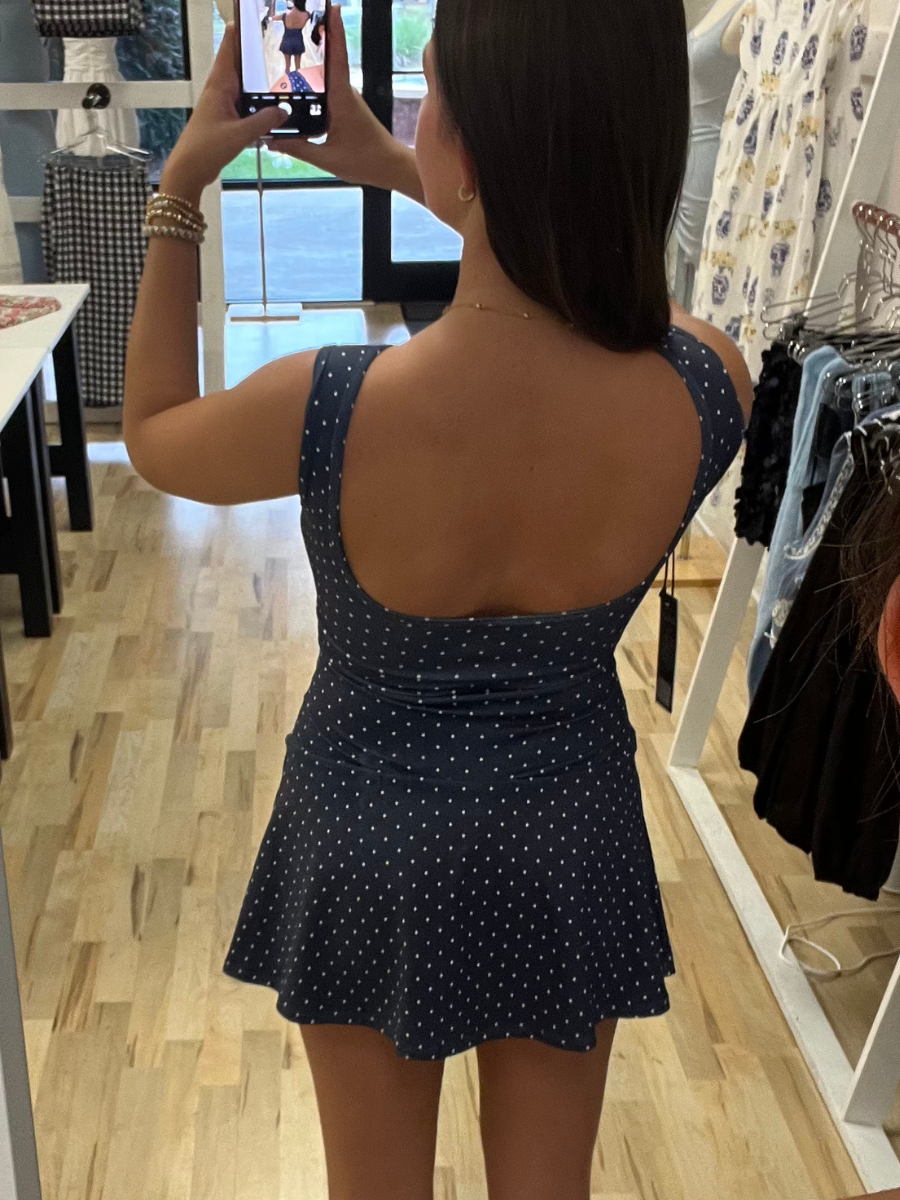 ADDIE ROMPER - NAVY