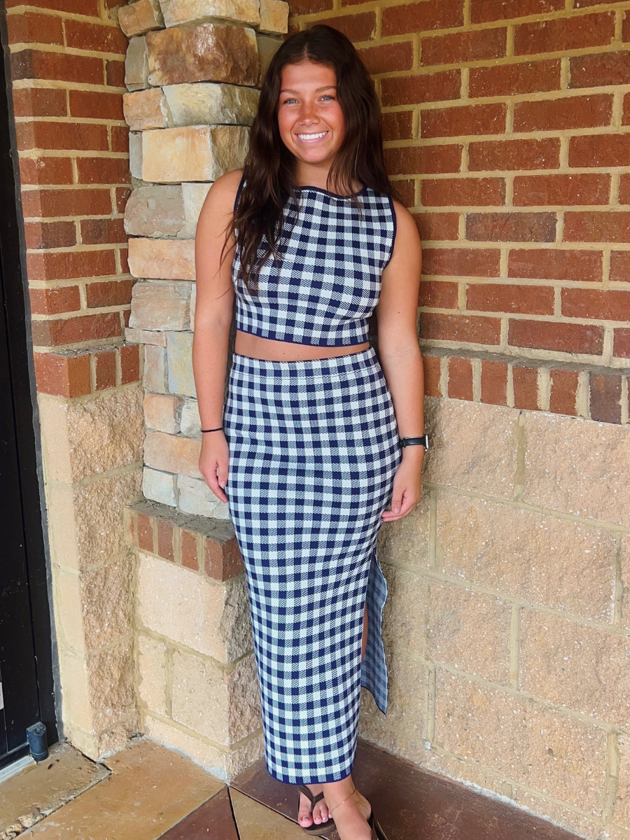 LUCINDA SKIRT - NAVY