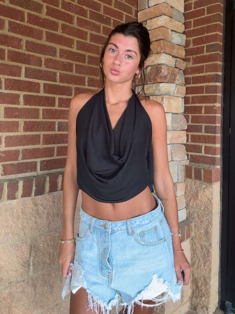 RILEY TOP - BLACK