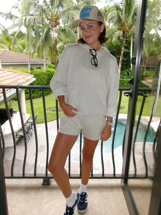 KHLOE SHORTS - GREY