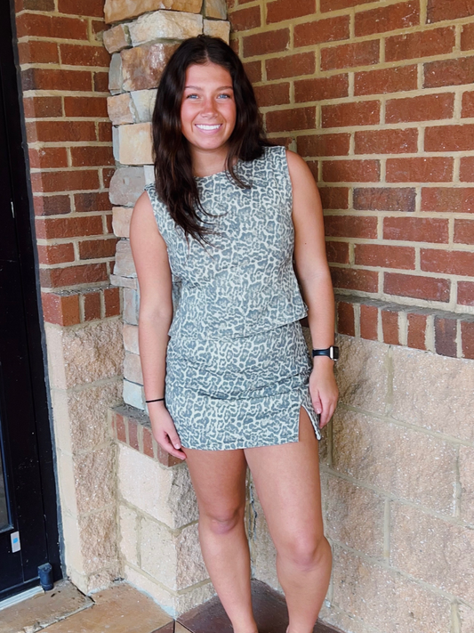 DANI SKIRT - CHEETAH