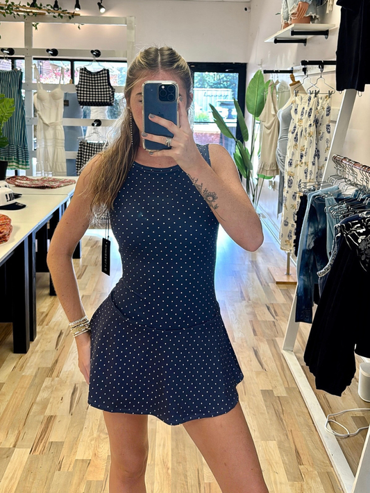 ADDIE ROMPER - NAVY